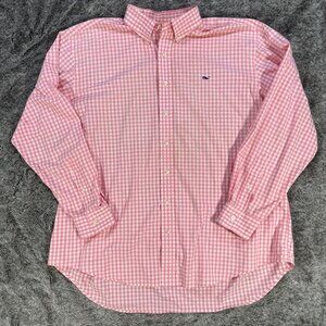 Vineyard Vines Men's Whale Shirt Long Sleeve Button Up Sz XL